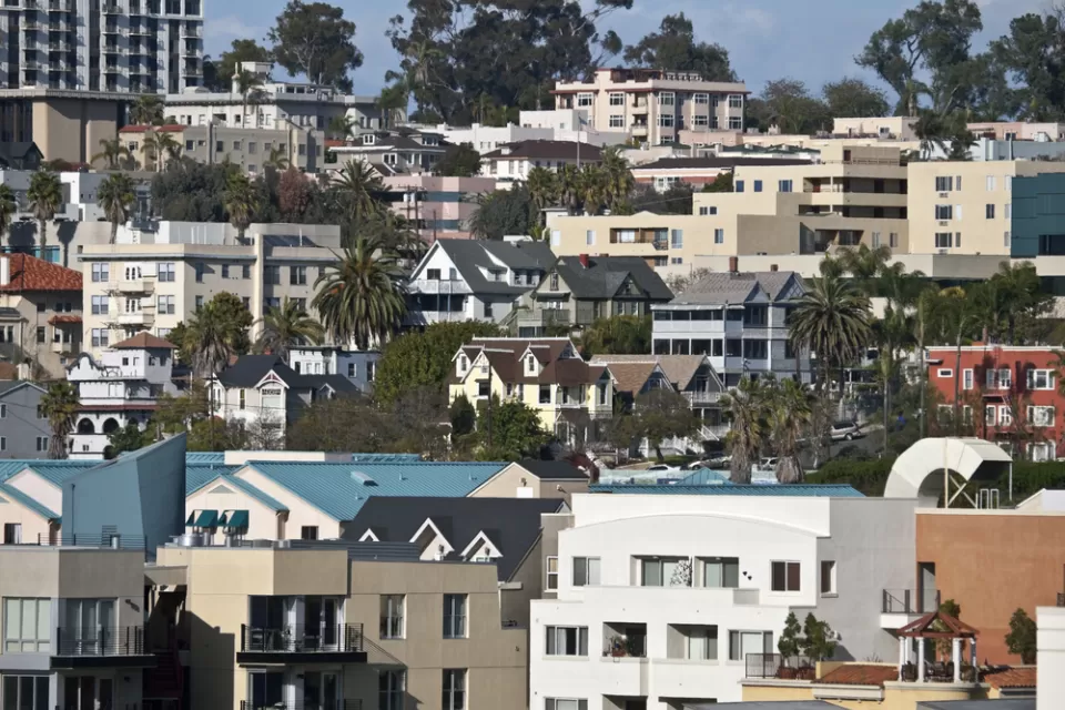 Apartment buildings in San Diego, California